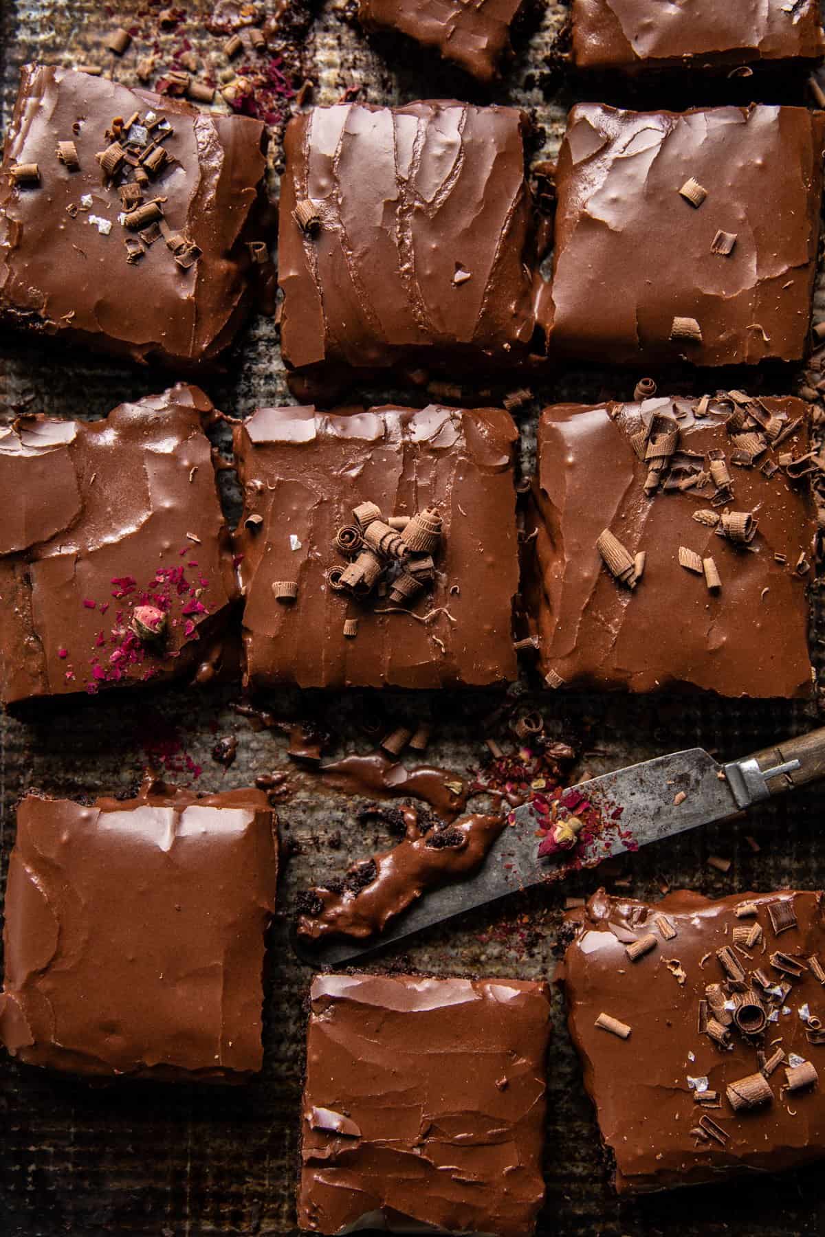 Retro-Style Chocolate Sheet Cake | halfbakedharvest.com